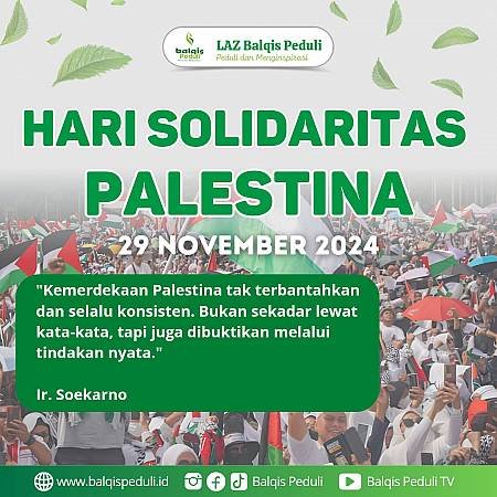 Solidaritas untuk Palestina Tak Surut