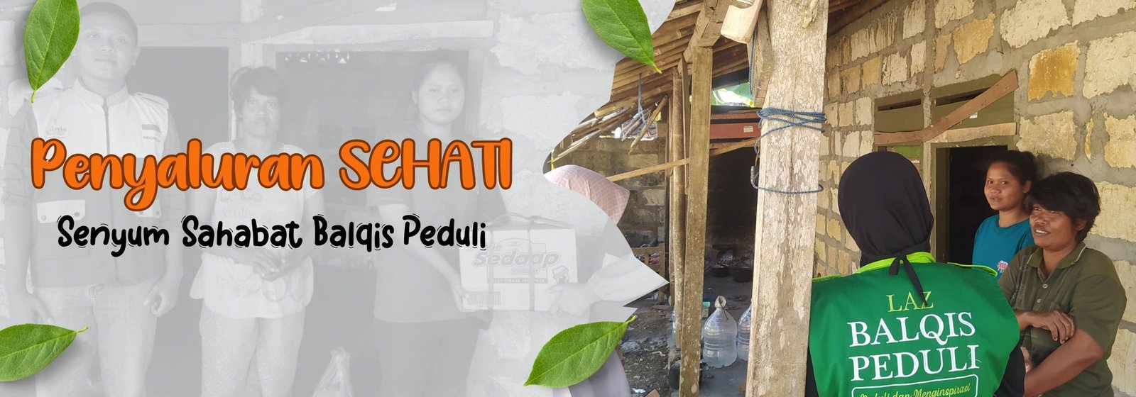 Penyaluran SEHATI Senyum Sahabat Balqis Peduli