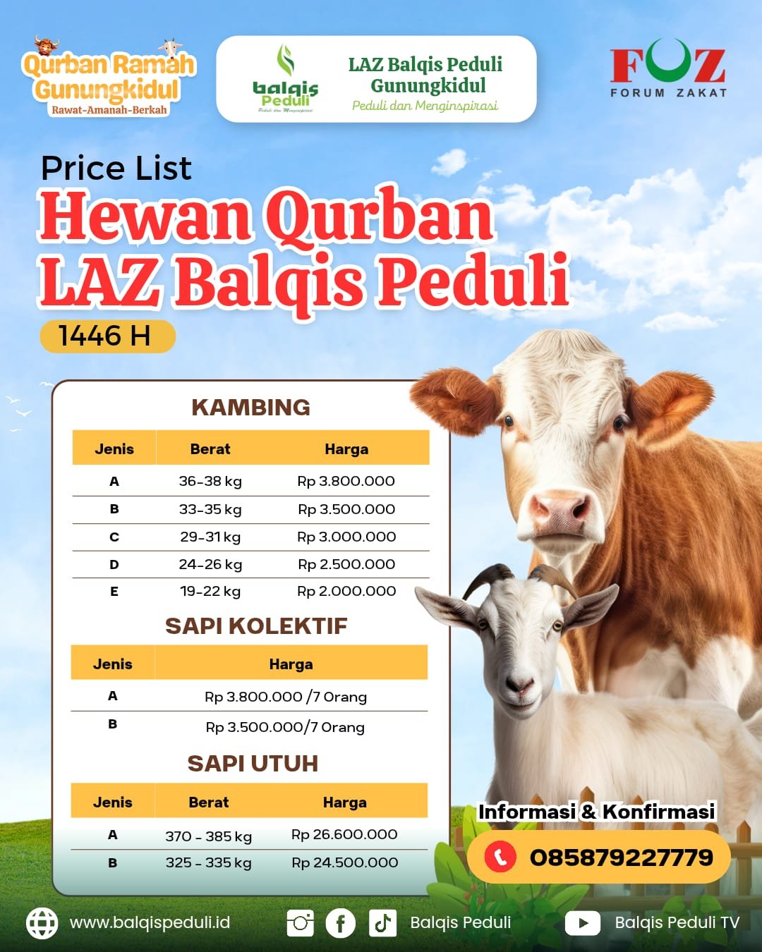 Qurban Ramah Gunungkidul